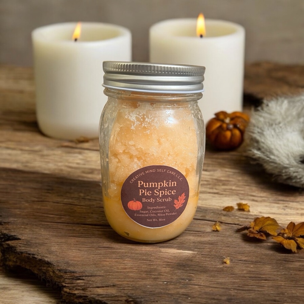 Handcrafted Pumpkin Pie Spice body scrub - Picture 2 of 2
